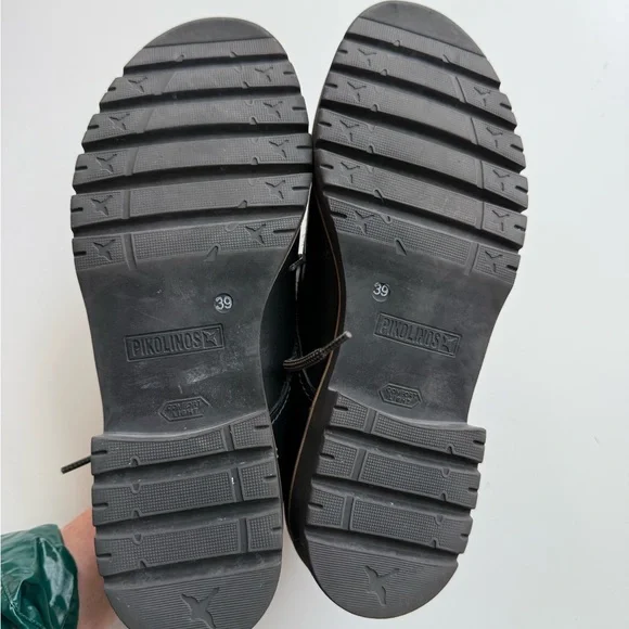 Pikolinos Women's Leather Vicar Oxford Shoes Black Size EU 39, US 8.5 - Picture 8 of 14